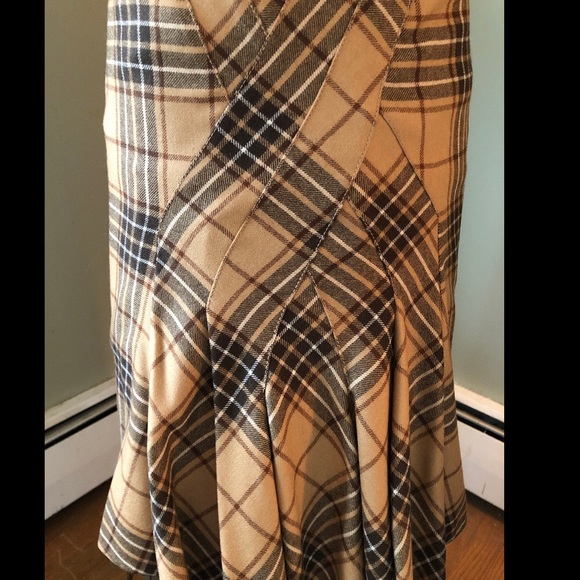 Dolce & Gabanna plaid lined long skirt - Picture 2 of 12